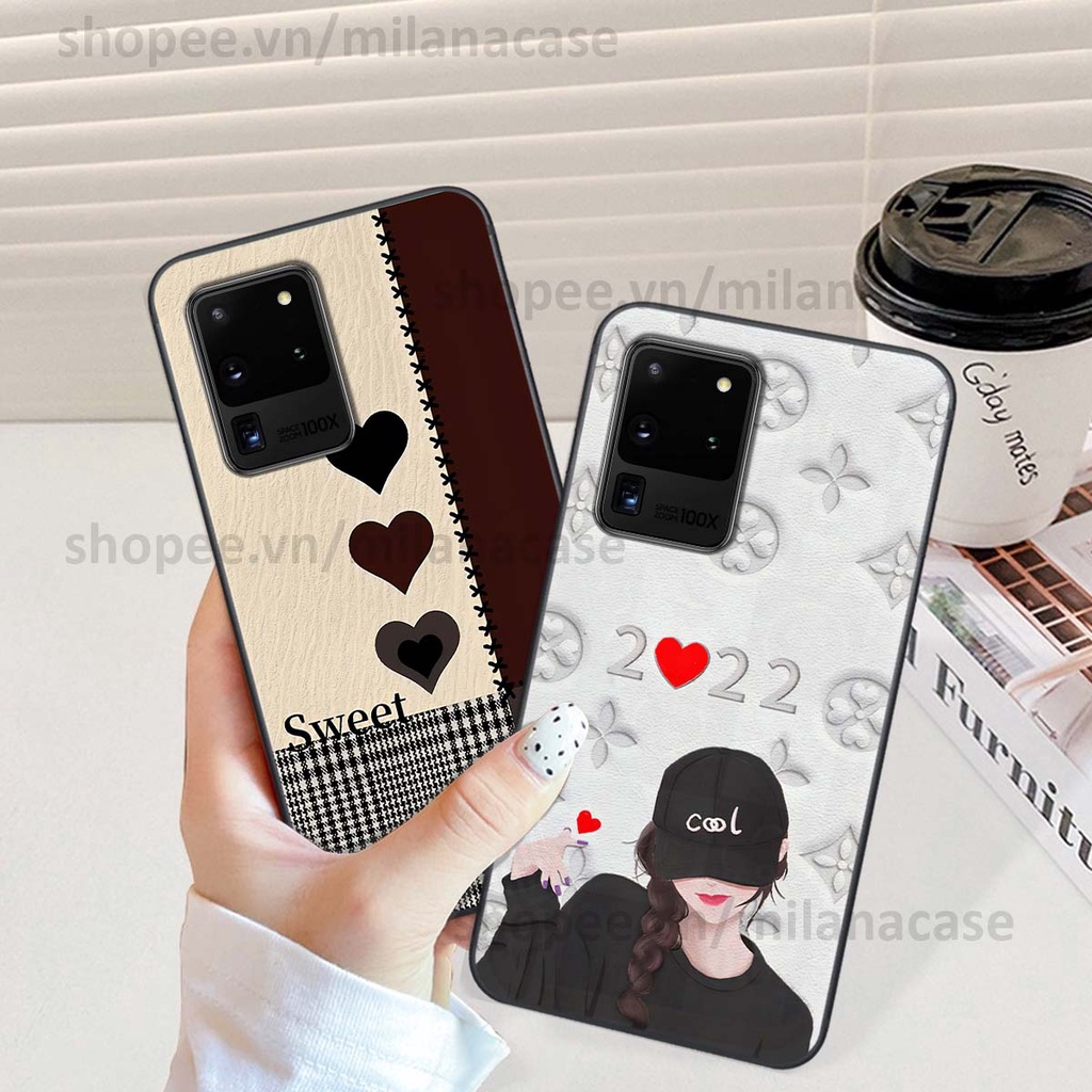 Ốp Samsung S20 Ultra hình trái tim be love tình yêu siêu đẹp, cá tính, thời trang