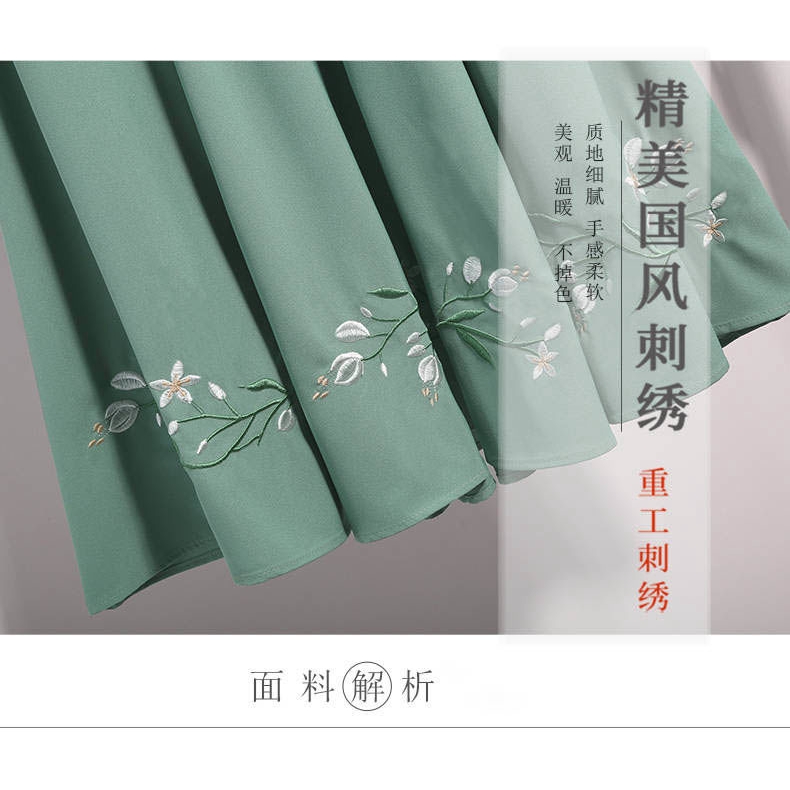 Hanfu female student costume clothes improved cheongsam Chinese style summer dress ancient style suit dress | BigBuy360 - bigbuy360.vn