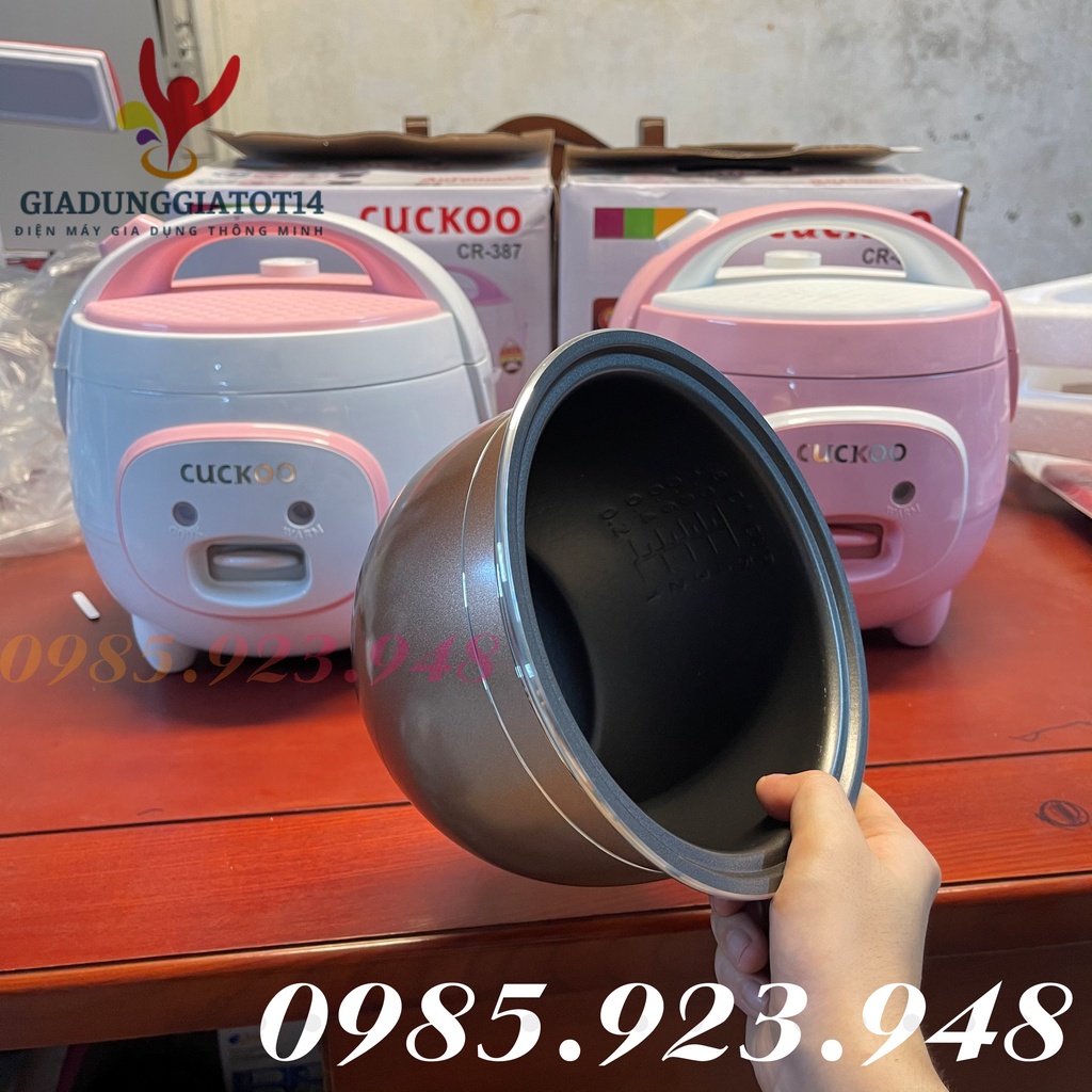 Nồi Cơm Điện mini CucKoo/NKMedia-  Dung tích 1L nấu được cho 2 người ăn, kiểu dáng Con Lợn Siêu Đáng Yêu, BH 12 tháng