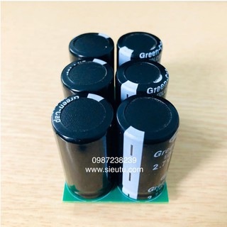 Siêu tụ điện 16V 16F (6S) khởi động xe máy và hỗ trợ đèn siêu sáng