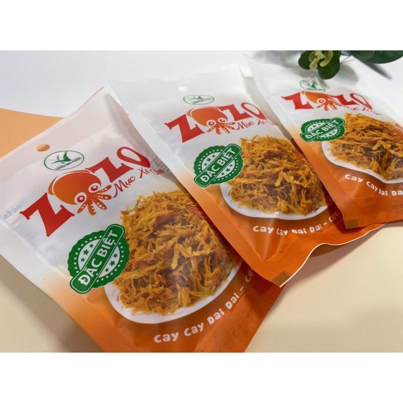 [Khô mực xé sợi Khuyến Mãi Sốc] Mực xé sợi tẩm gia vị ZOZO 25g - Khô gà Cooky | BigBuy360 - bigbuy360.vn