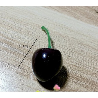 Charm cherry big size charm nguyên liệu làm slime handmade thủ công trang trí