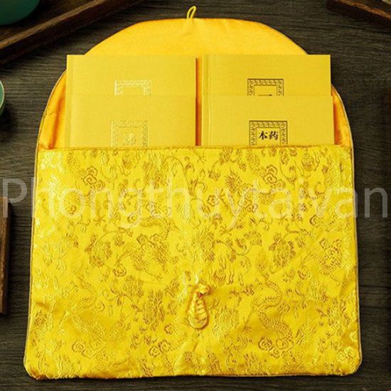 Túi thêu Thổ Cẩm 24cm*34cm- đựng sách, kinh phật, ....