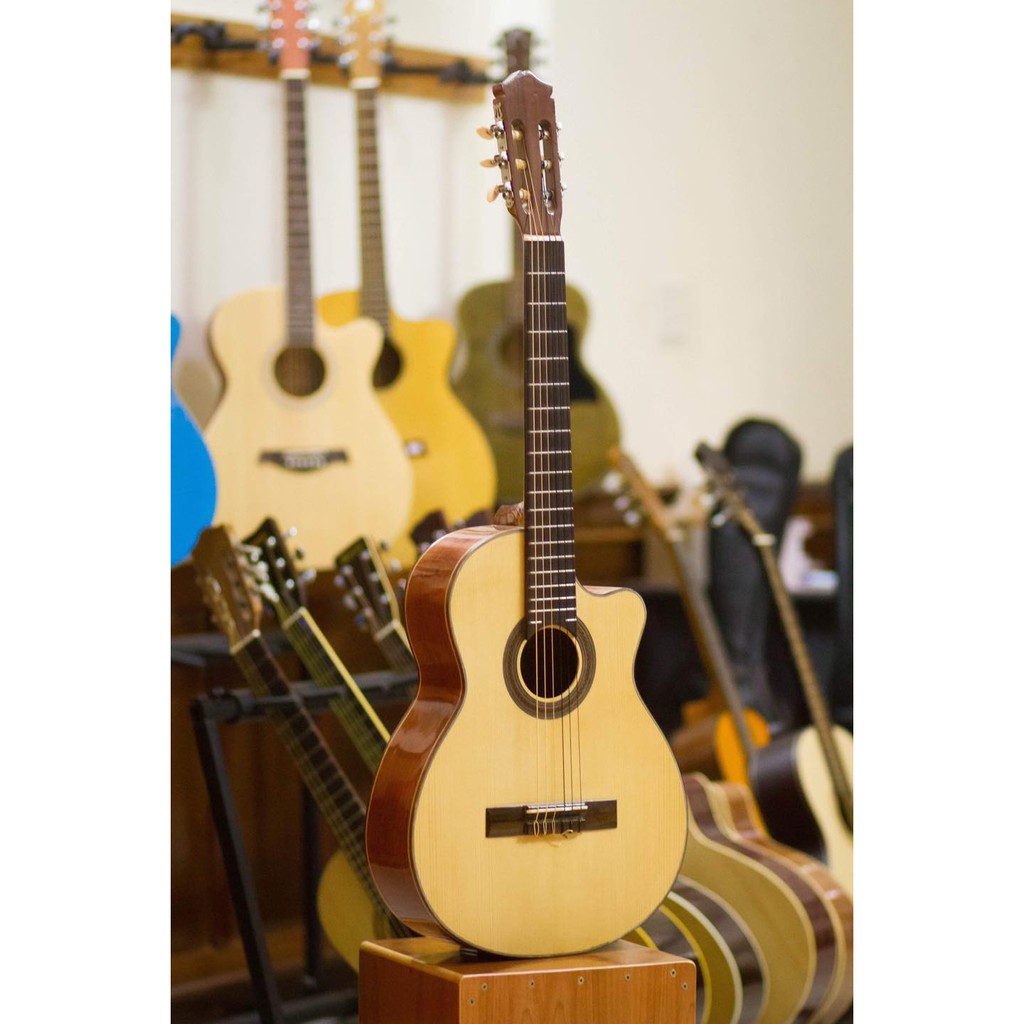 Đàn Guitar acoustic Việt nam có ty giá hủy diệt toàn quốc Guitar Classic CL210