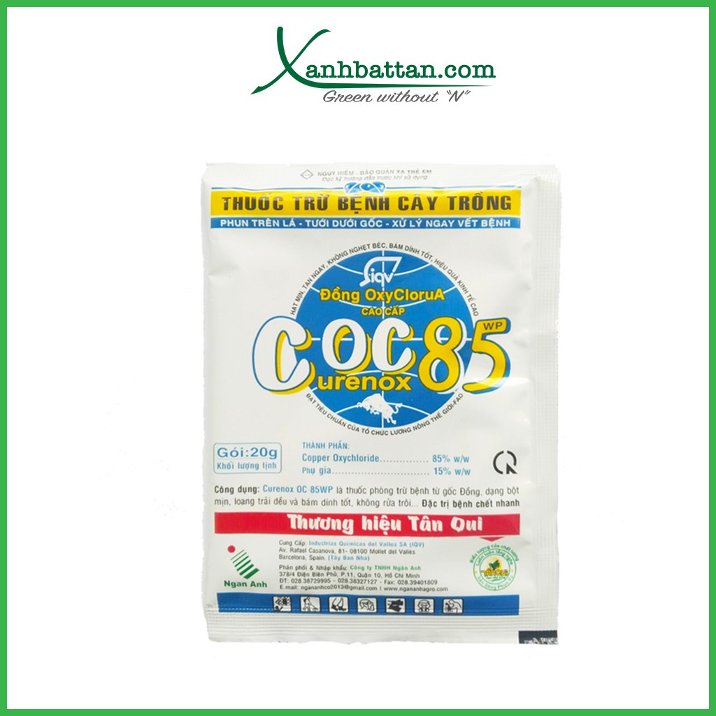 COC 85 Trừ nấm bệnh cho cho cây trồng 20 gram