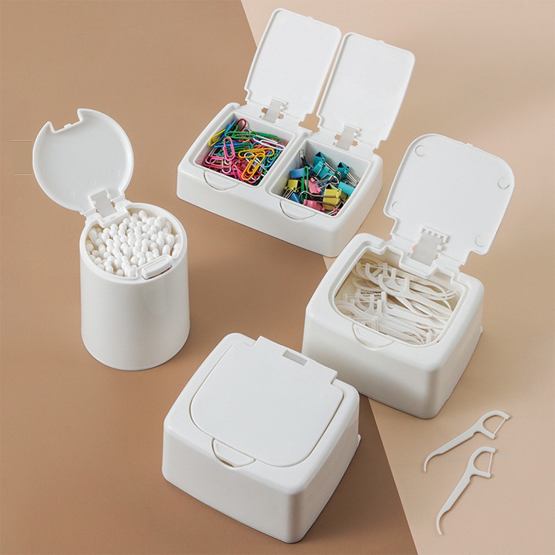 Hộp Đựng Vật Dụng Để Bàn Dạng Bật Lên Phong Cách Bắc Âu