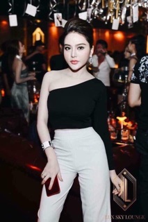 Set quần xuông áo crotop