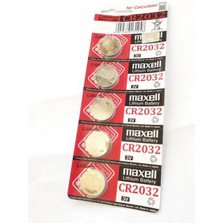 ( Chính hãnh - có VAT ) Pin Maxell CR2032 ( 1 Vĩ / 5 Viên )