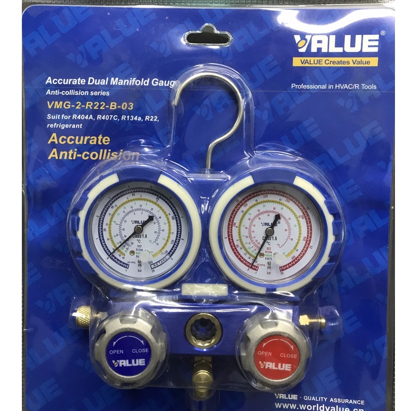 Đồng Hồ Gas Đôi VALUE Model VMG-2-R22-B