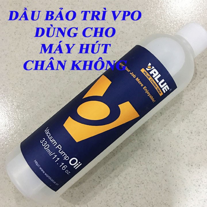 Dầu bảo trì Value VPO [FREESHIP] Dầu máy hút chân không chính hãng Value (1 lọ = 330 ml)