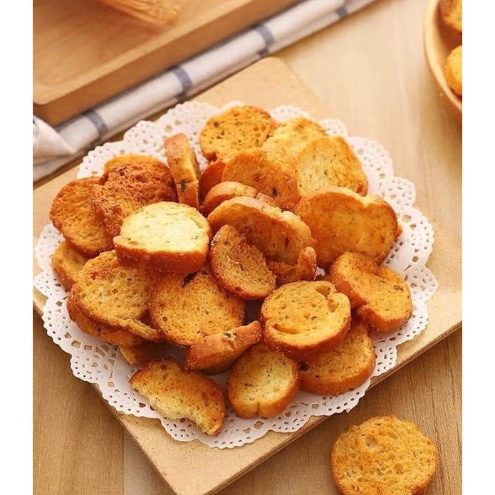Snack bánh mỳ nướng Pizza Và Bơ Tỏi Samlip 120g
