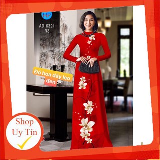 Áo dài in 3d lụa nhật - ảnh thật tự chụp