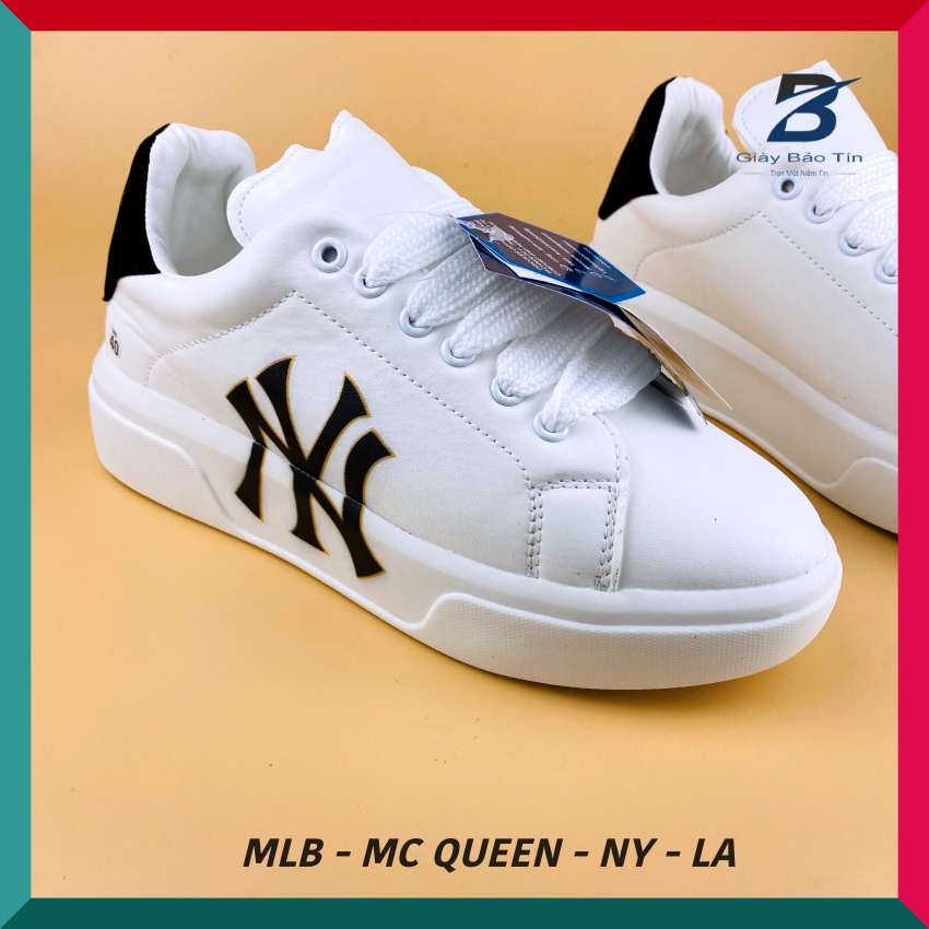 Giày thời trang Unisex MLB MC QUEEN NY,LA mẫu mới nhất giày thể thao nam nữ full bill ,box