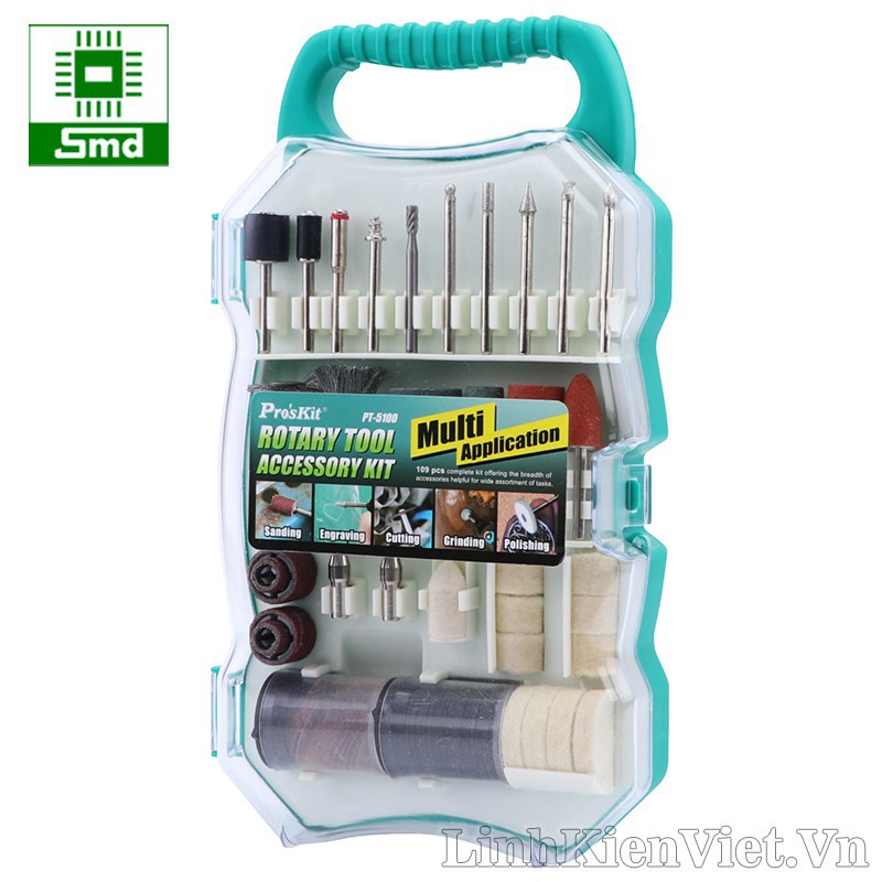 Bộ phụ kiện khoan mài Pro'skit PT-5100