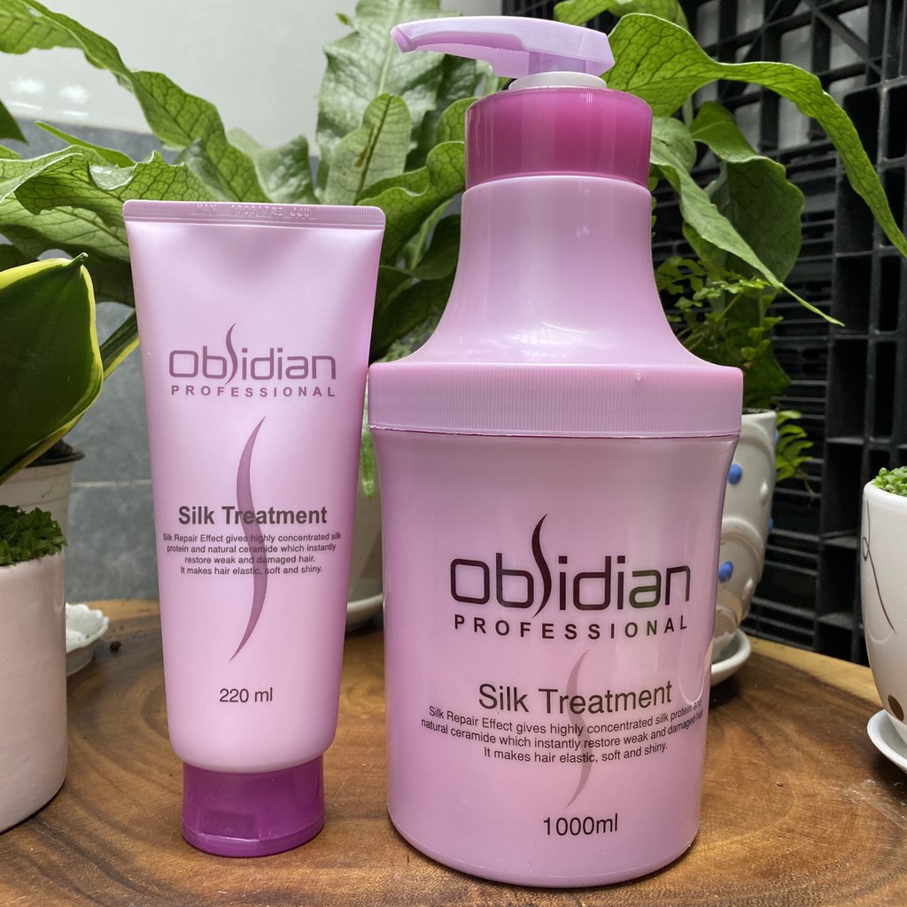 🇰🇷Obsidian-KOREA🇰🇷Hấp lạnh siêu mượt Obsidian Silk Treatment 220ml