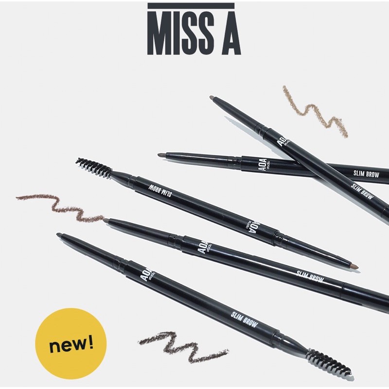 Chì kẻ chân mày đầu mảnh AOA Slim Brow Pencil