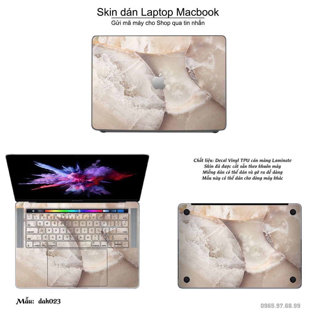 Skin dán Macbook mẫu vân vải (đã cắt sẵn, inbox mã máy cho shop)