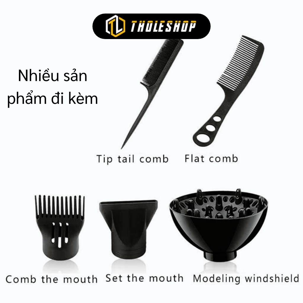 Máy Sấy Tóc - Máy Sấy Tạo Kiểu Tóc Deliya DLY-8018-2200W Kèm 5 Phụ Kiện 9356