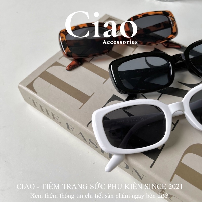 Kính mát/ Kính thời trang bản vuông thiết kế trendy mã 06 Ciao accessories