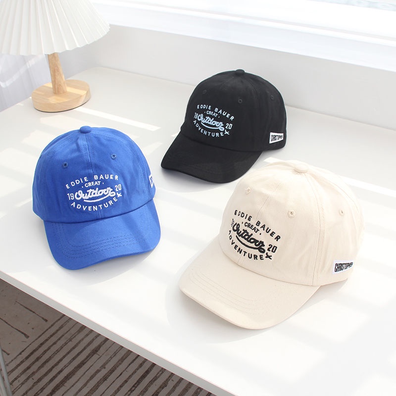 Mũ lưỡi trai thêu chữ đơn giản phong cách Hàn Quốc cho bé