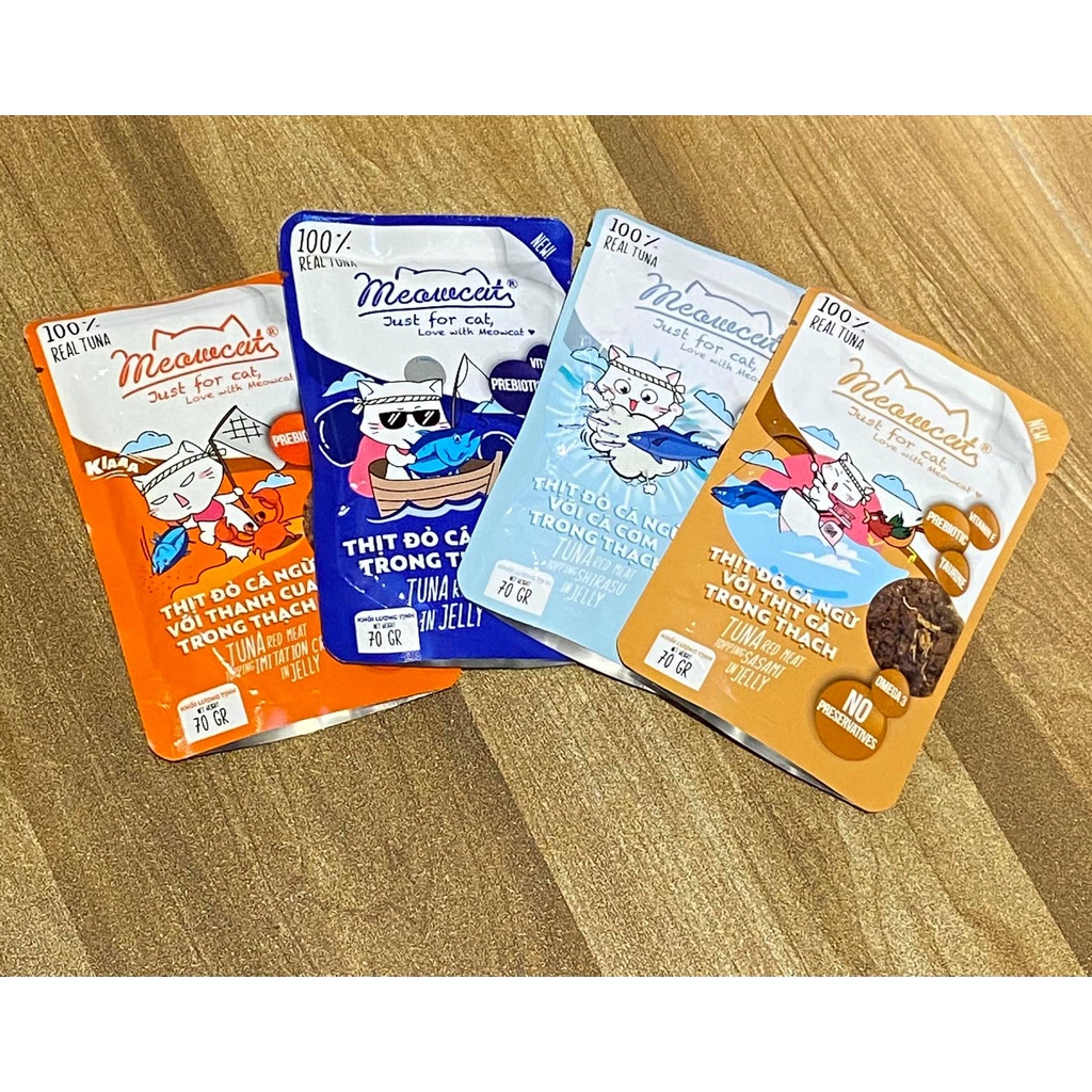 PATE MEOWCAT Gói 70g Thức Ăn Ướt CHO MÈO