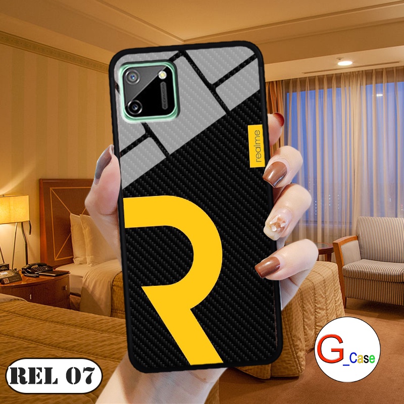 Ốp lưng kính 3D Realme C11