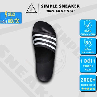 Dép Adidas Chính Hãng 💙FREESHIP💙 Adidas Aqua Slide Chuẩn Auth - Dép Adidas Đúc Nguyên Khối Chống Nước - Simple Sneaker
