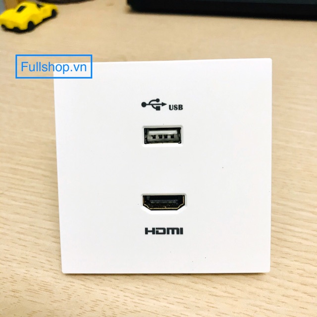 Bộ ổ cắm USB và HDMI lắp đế âm chuẩn vuông Simon 700494