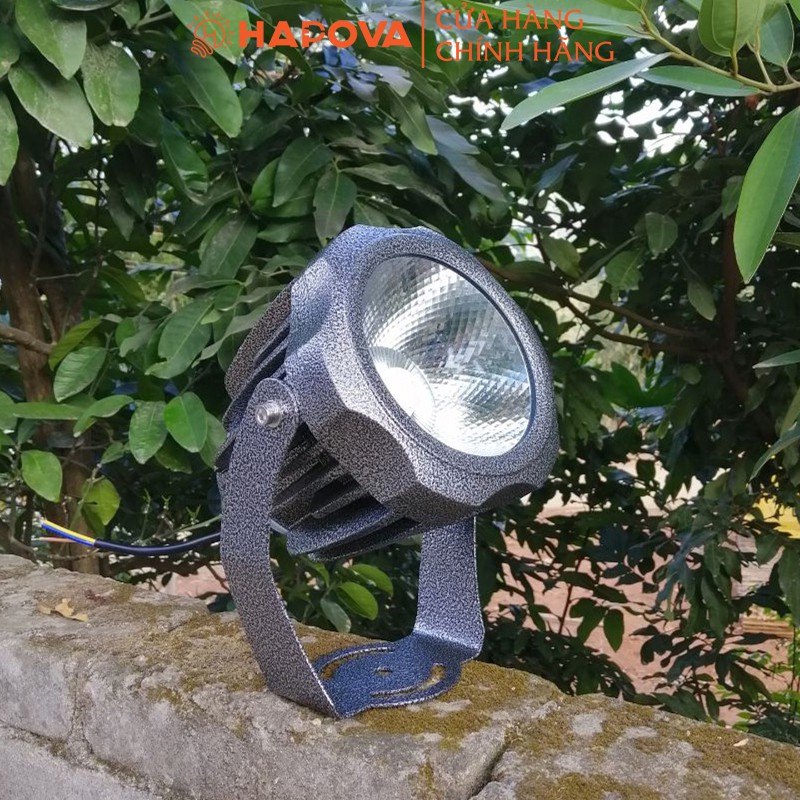 Đèn rọi cột, rọi tường, rọi đá, cắm cỏ  chiếu cây ngoài trời 30w 20w, 10w, 7w MIKO 1203, 302 - AS vàng