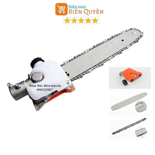 Đầu cưa xích lắp máy cắt cỏ