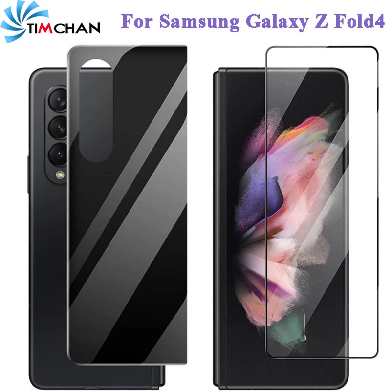 Kính Cường Lực HD Bảo Vệ Mặt Trước / Sau Cho Samsung Galaxy Z Fold 4