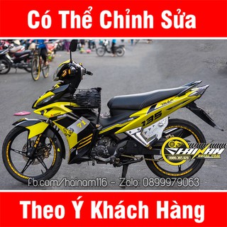 Tem Trùm Exciter Vàng Đen Duka