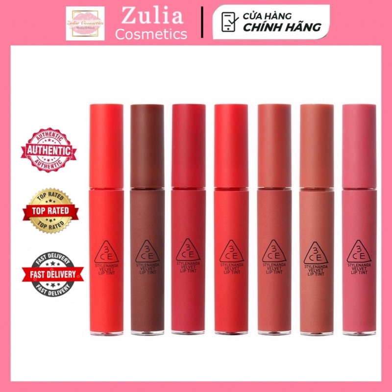 [FREE SHIP] Son Kem Lỳ 3CE Velvet Lip Tint Đủ Màu | WebRaoVat - webraovat.net.vn