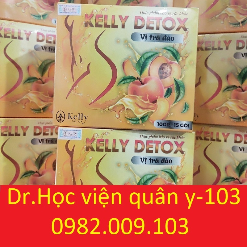 KELLY DETOX GIẢM CÂN VỊ TRÀ ĐÀO/XOÀI/VANG NHO/VẢI/TÁO XANH THẢO MỘC ADELA THẢI MỠ ĐỊNH HÌNH EO