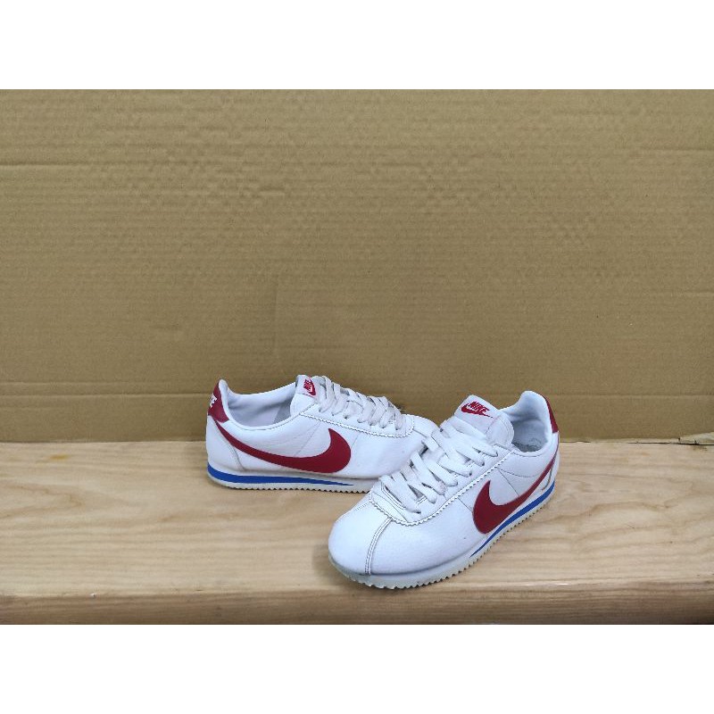 Giày Nike Cortez đỏ trắng cổ thấp size 35.5