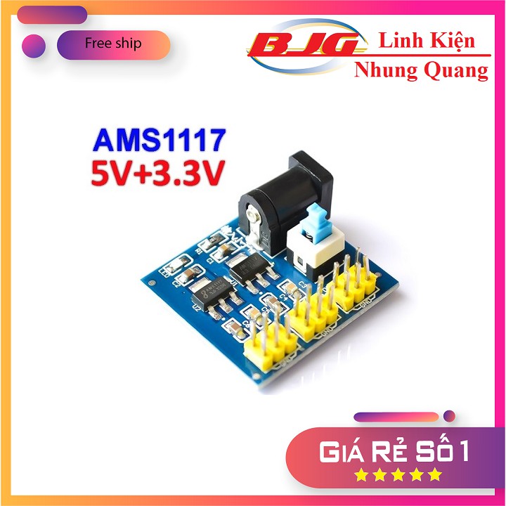 module hạ áp 12v xuống 5v và 3.3v