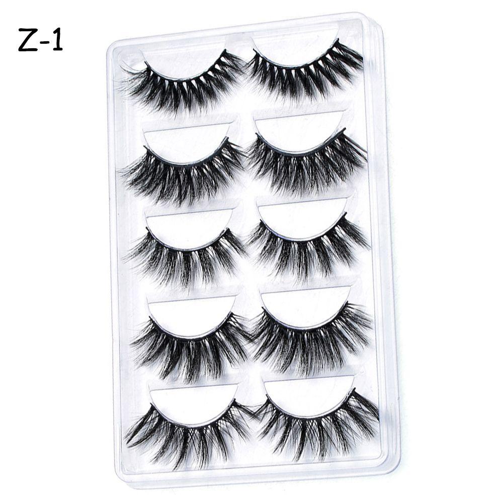 Set 5 Cặp Lông Mi Giả 5D Handmade Dành Cho Nữ