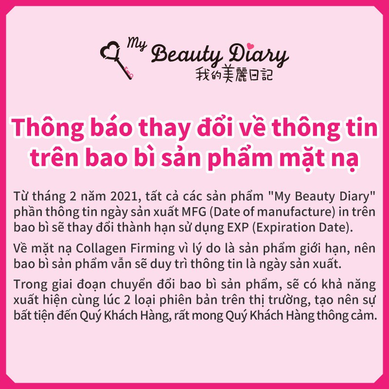 Mặt Nạ My Beauty Diary Taiwan Black Pearl Mask Ngo.c Trai Đen sáng da và cấp nước 23ml/Miếng