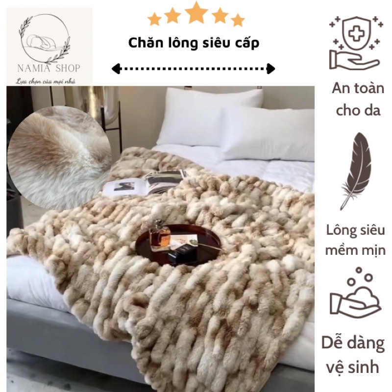 Chăn lông hồ ly siêu cấp,chăn cao cấp hàng loại 1 nhập khẩu nguyên chiếc