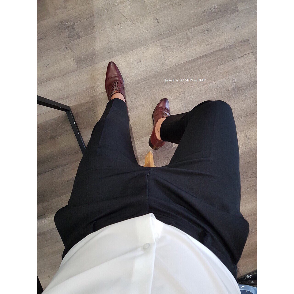 Quần tây xanh đem