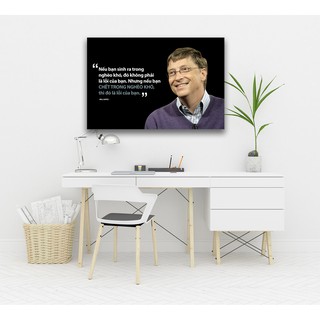HOT Tranh Canvas treo tường các câu nói của người nổi tiếng trang trí Văn phòng tạo động lực