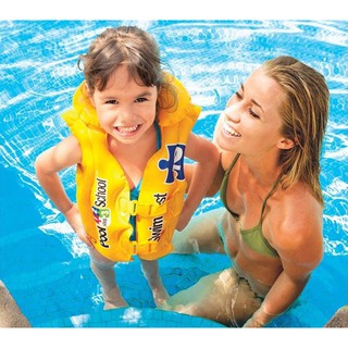 Áo phao Intex dành cho bé dễ làm quen với bể bơi OP60037