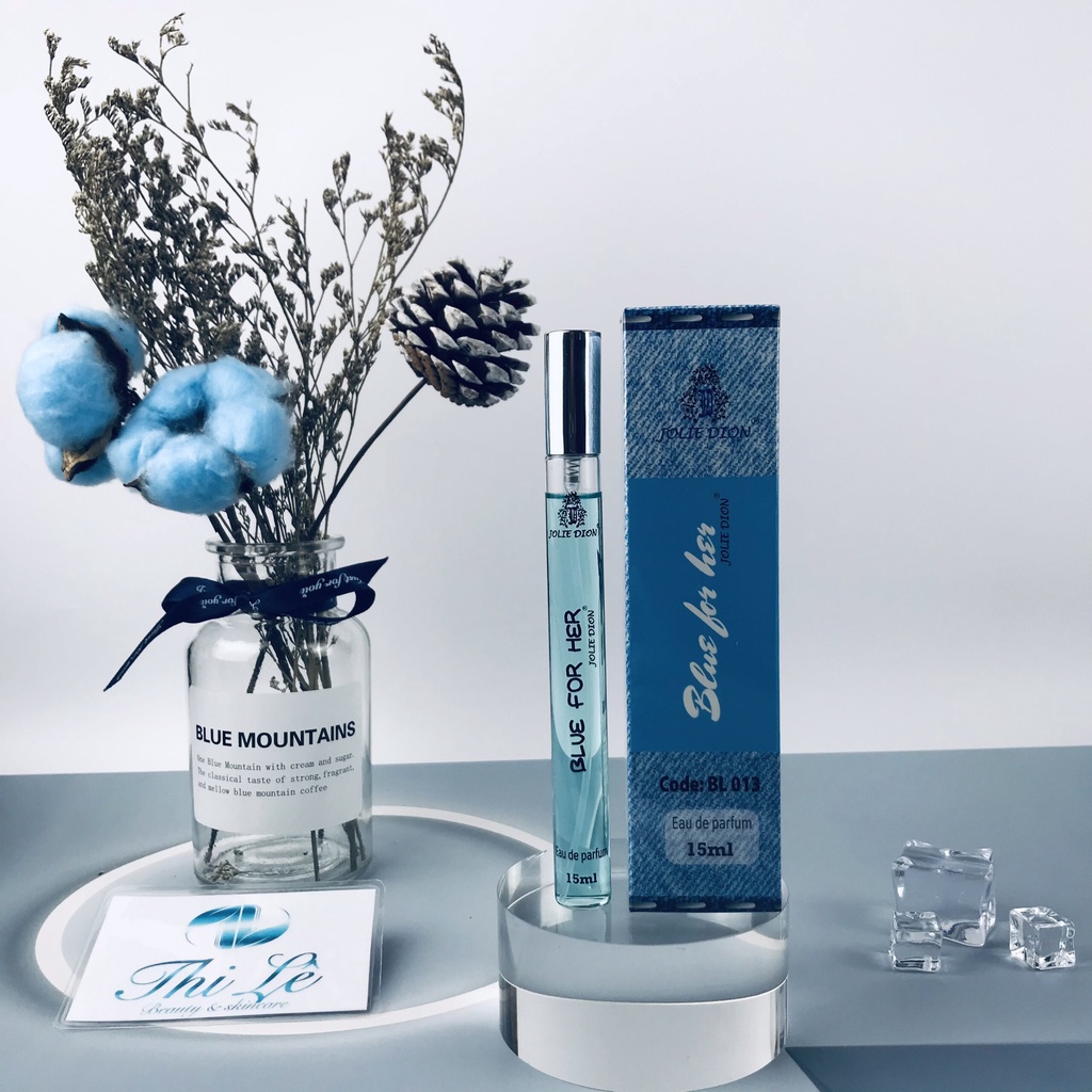 Nước hoa blue nữ chính hãng thơm lâu - hương dịu nhẹ -  Singapore Jolie Dion  15ml