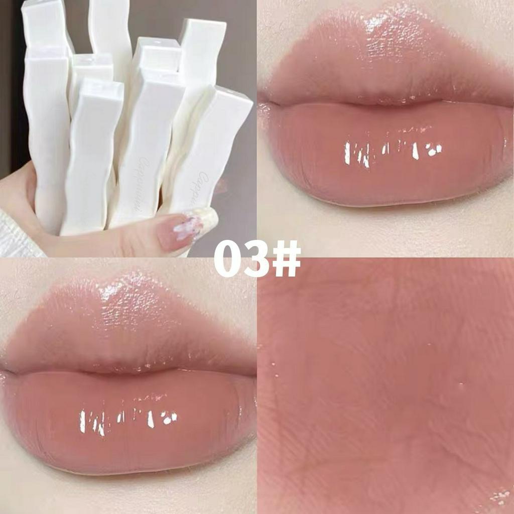 [Hàng mới về]Son Môi mirror nude CAPPUVINI Chống Thấm Nước Và Chống Dính Cao Cấp