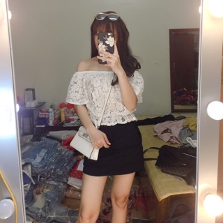 Áo ren trễ vai