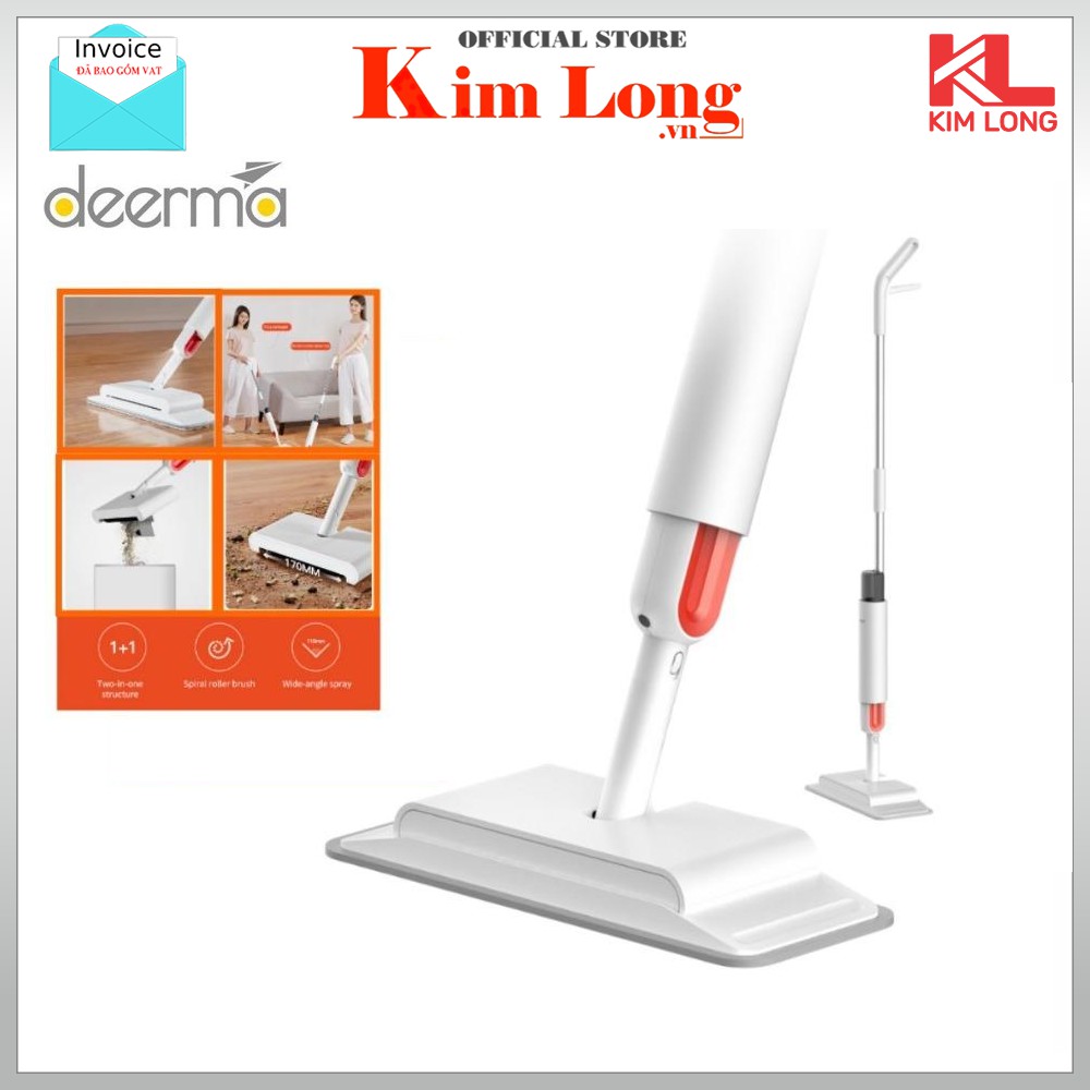 CâyLau nhà hút bụi Xiaomi Deerma TB900 Water Spray Mop - Hàng chính hãng