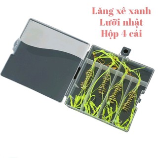 Hộp 4 lưỡi câu lăng xê lưỡi nhật