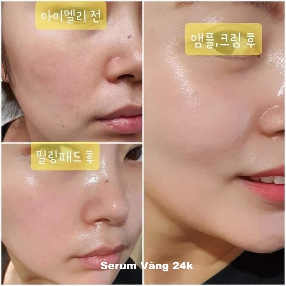 🎀Serum vàng 24k [Hàng Auth Hàn Quốc] - Serum dưỡng trắng da dưỡng ẩm tinh chất vàng 24k cao cấp Labelage Hàn Quốc 130ml