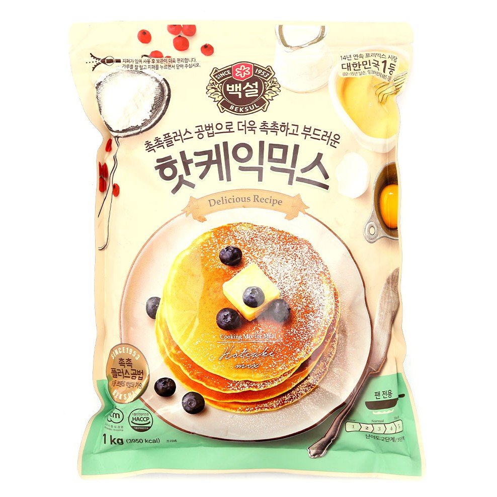 BỘT LÀM BÁNH HOT CAKE CJ HÀN QUỐC GÓI 1KG