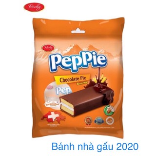 Bánh phủ socola kem bơ sữa Richy Peppie gói 216g